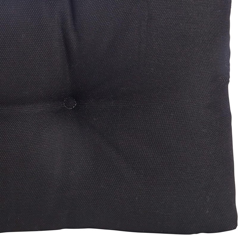 Klear Vu The Gripper Non-Slip Tufted Bench Cushion for Indoor Furniture, Assembled in USA, Entryway Storage, Bay Window, Corner Nook or Piano Seat, 35 Inches, Solid Black - Image 3